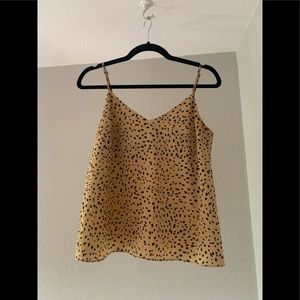 Cheetah Print Tank Top